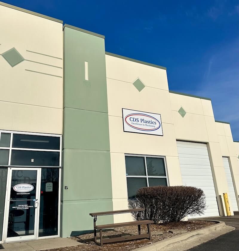 CDS Plastics building exterior with company signage